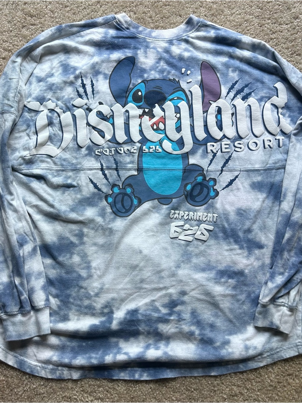 Disneyland Resort Stitch tie-dye Spirit Jersey